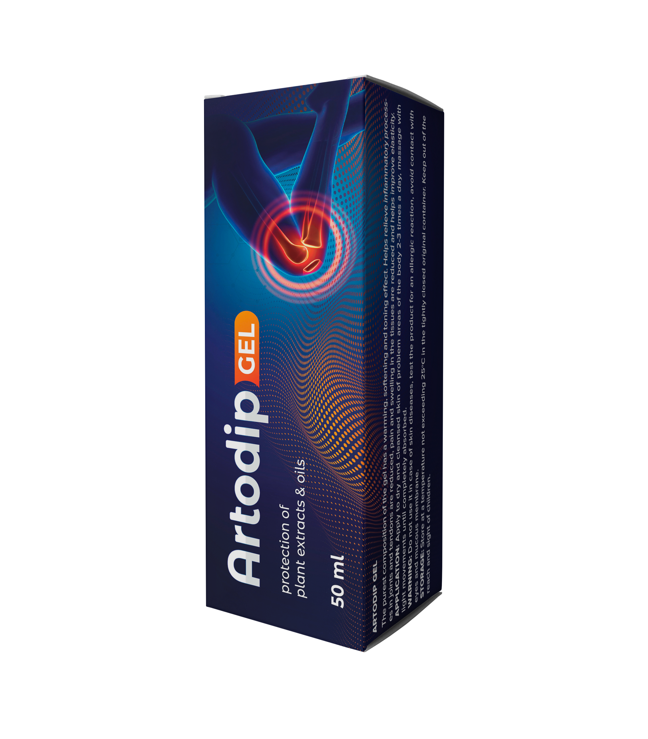 Artodip Gel – Verpackung 50 ml